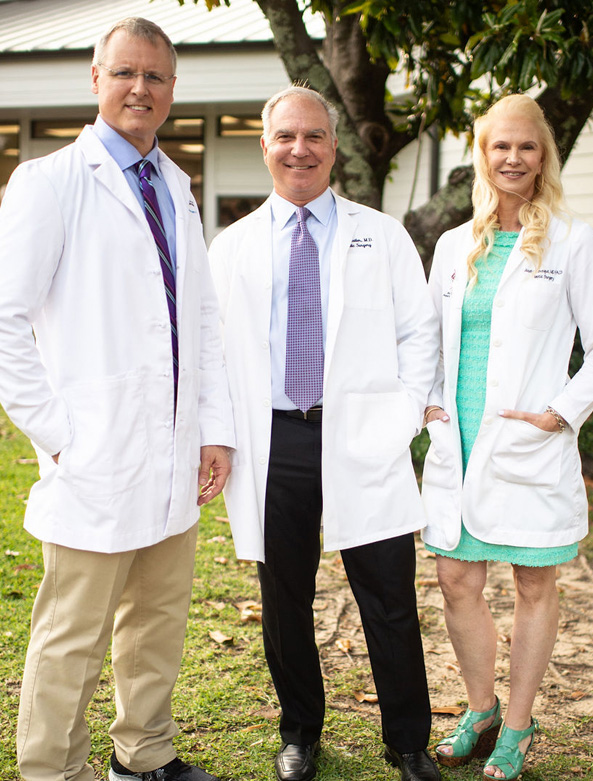 Dr. Butler, Dr. Leveque, and Dr. Patterson all from Gulf Coast Plastic Surgery